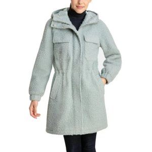 BCBGENERATION - Women's Hooded Bouclé Anorak Walker Coat (Medium)